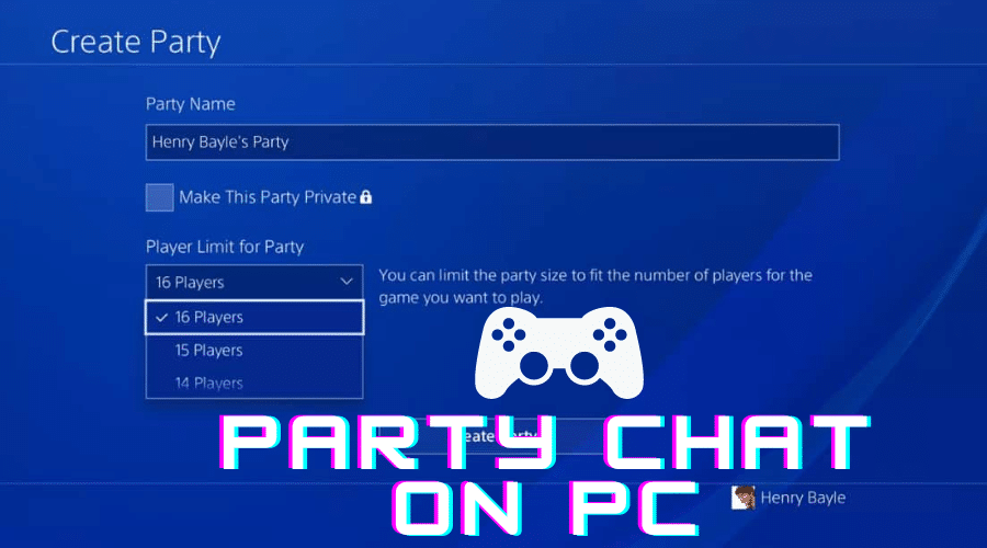 Join A PlayStation Party Chat on PC