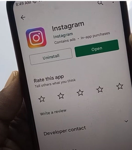 Launch the Instagram App