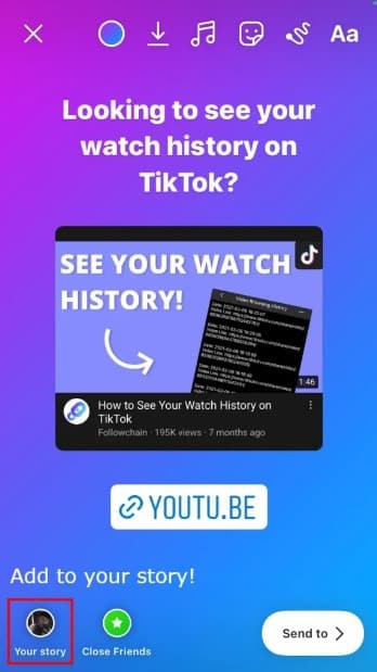 Looking to see your watch History on tiktok