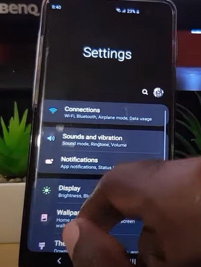 On your android device- go to the Settings