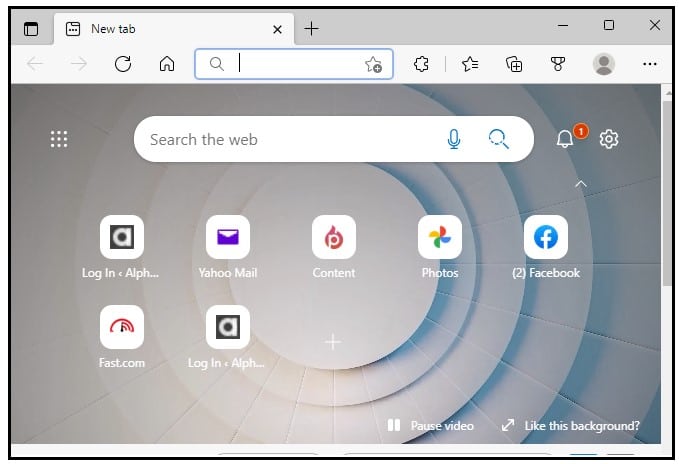 Open your preferred browser on your computer or Phone