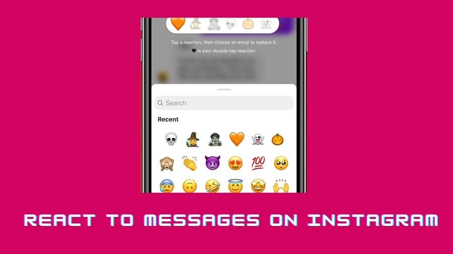 React to Messages on Instagram