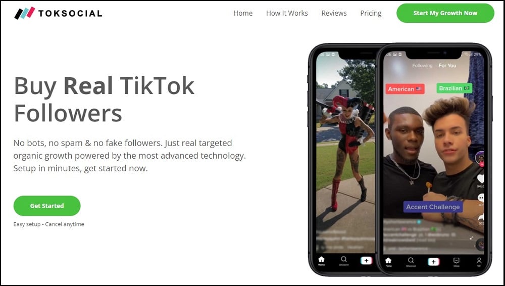 TokSocial for Buy Real TikTok Followers