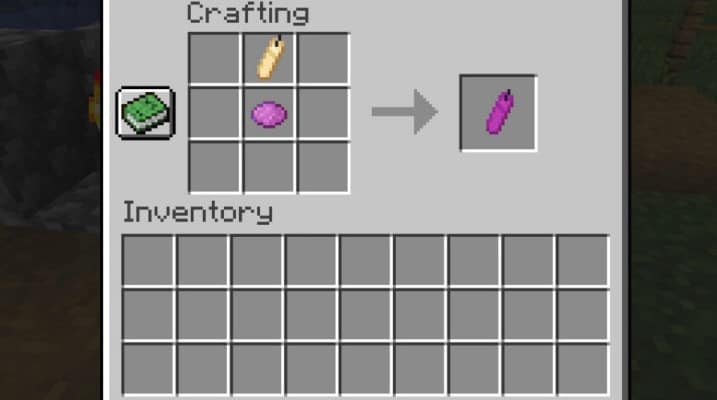 crafting window alongside a dye