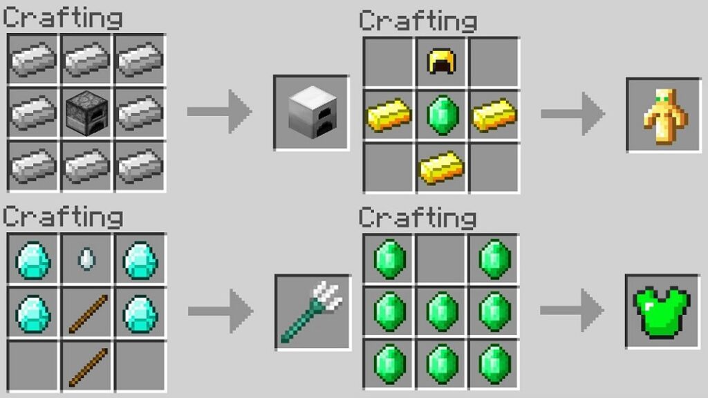 Crafting on Minecraft