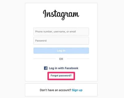 Resetting your Instagram account via phone before deleting your account