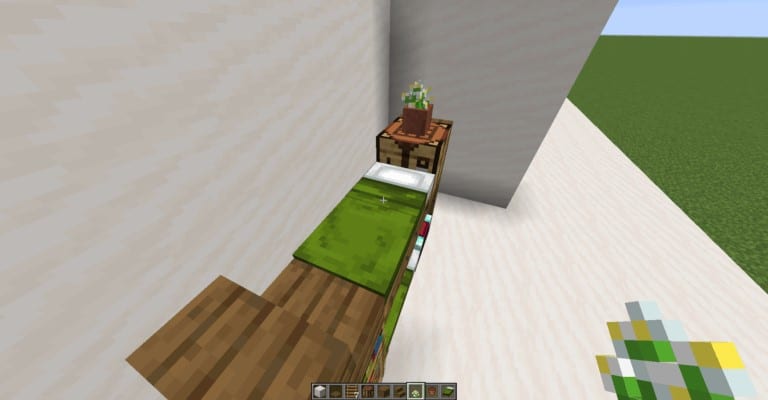 Second bed and crafting table