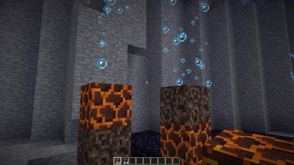 Soul Sand Block or Magma Block