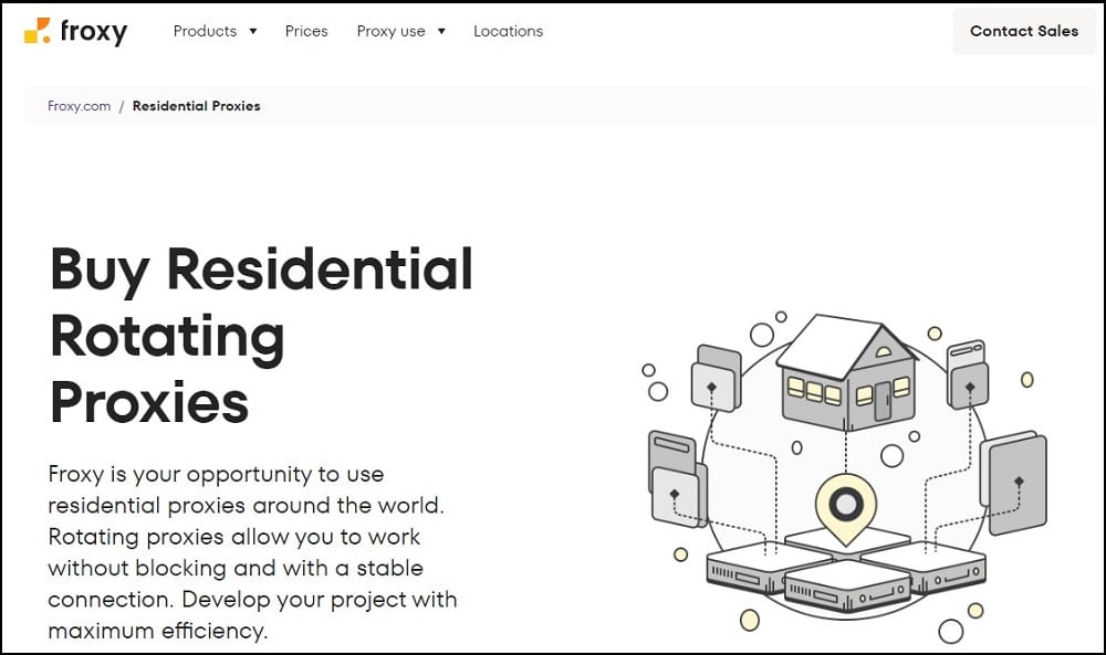 Froxy Residential Proxy overview