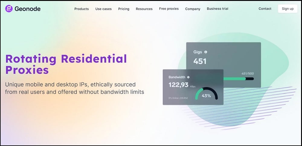 Geonode Residential Proxies