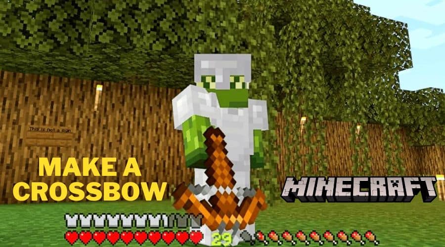 How to Make a Crossbow in Minecraft