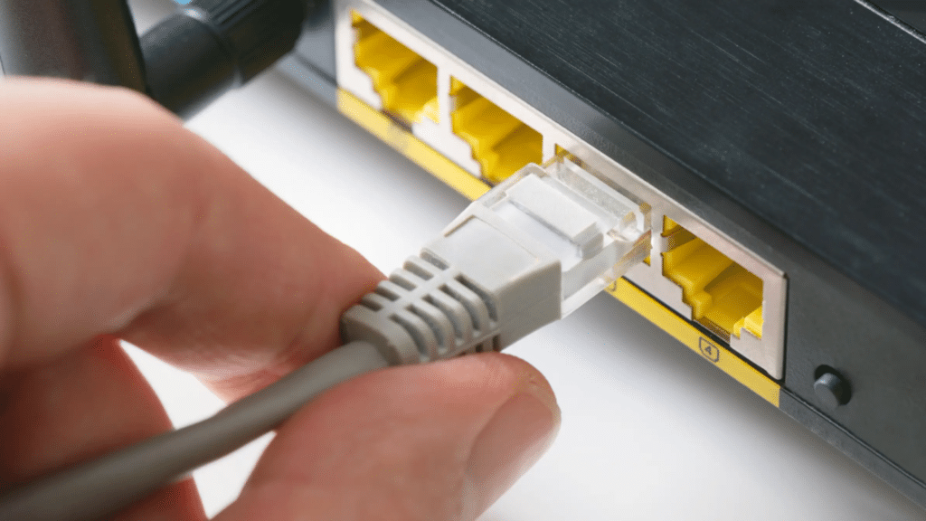 Reinsert Ethernet Cable