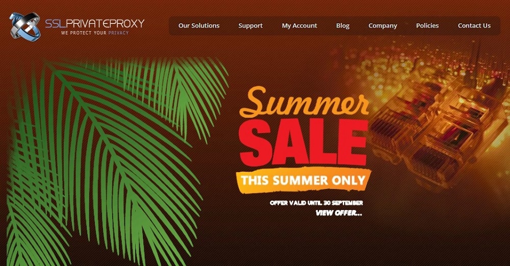 SSL Private Proxy for Summer Sale overview