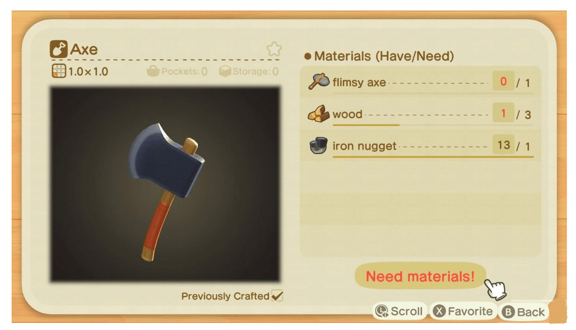 How to Get an Axe in Animal Crossing New Horizons