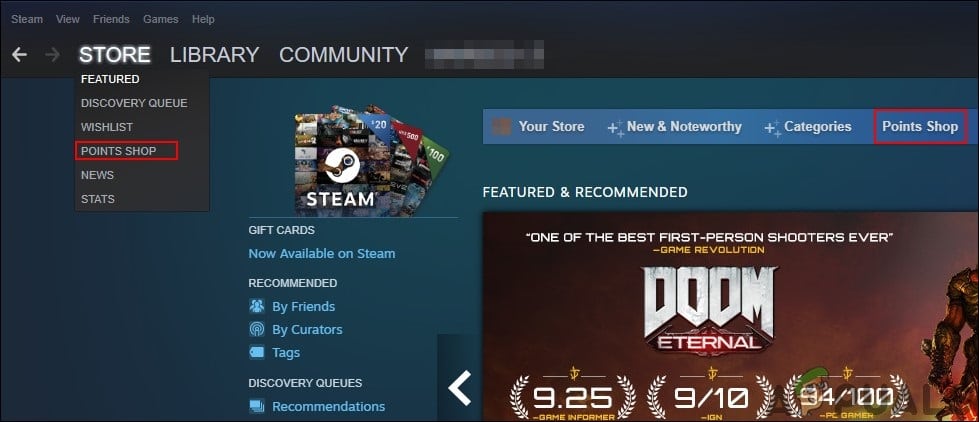 Buy With Steam Points