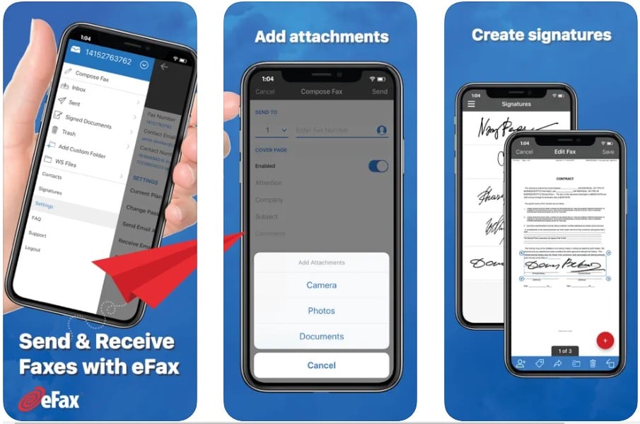 Efax apps