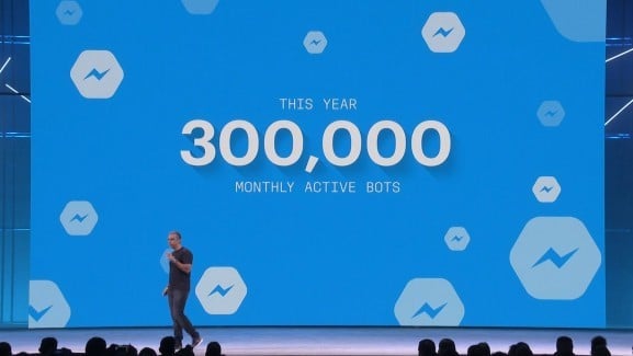 Facebook has over 300K active chatbots