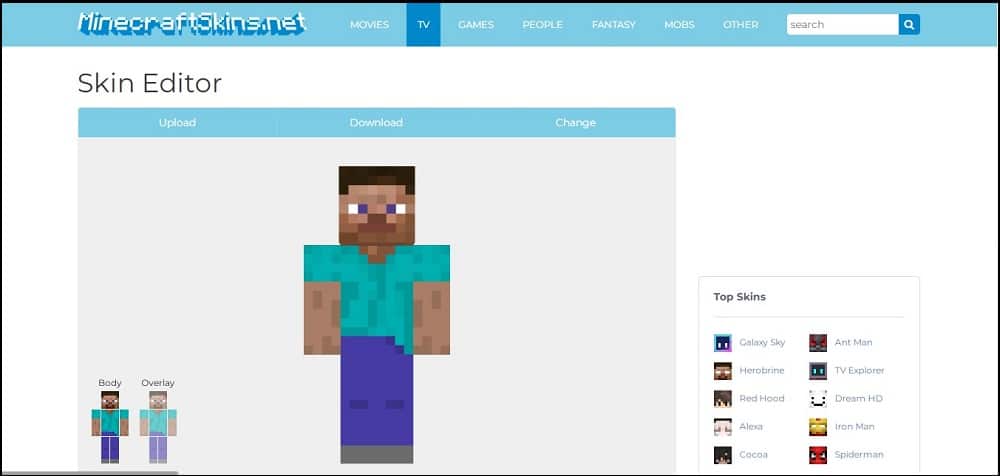 Minecraft Skins Editor