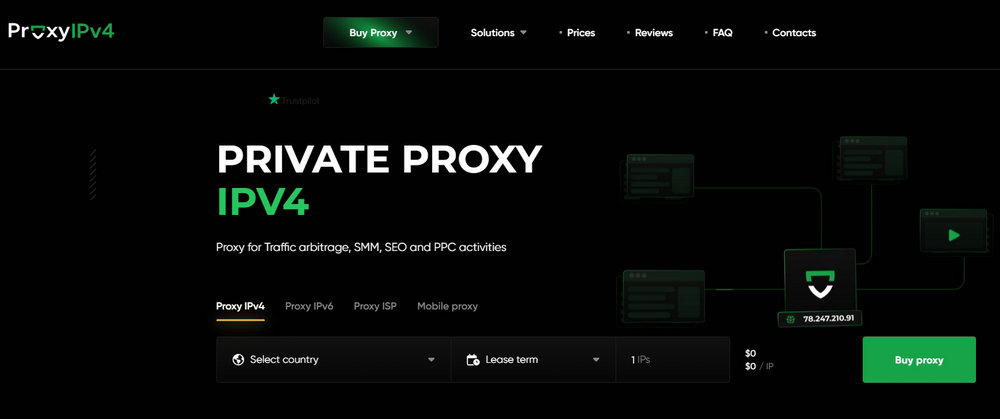 Proxy-IPv4 New Homepage