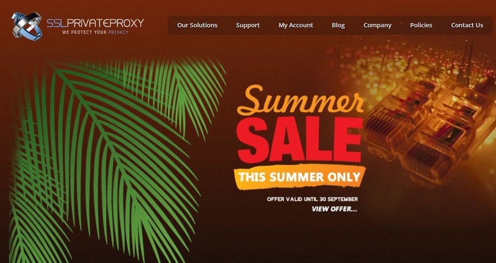 SSLPrivateProxy for Summer Homepage