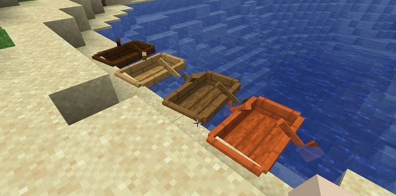 place a boat in the water in Minecraft