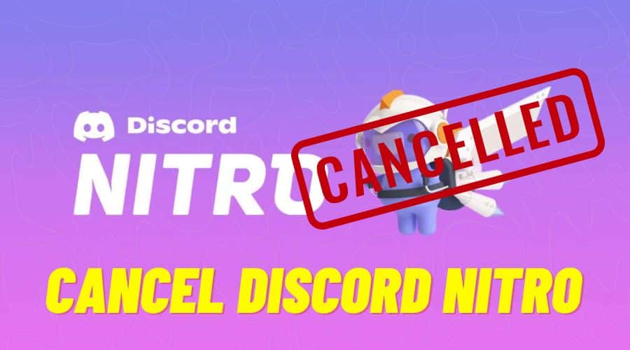 Cancel Discord Nitro