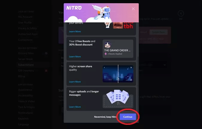 Click on Continue 