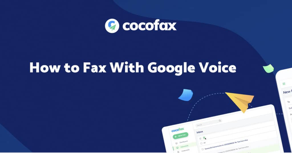 CocoFax google voice