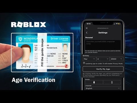 How to verify your age on Roblox