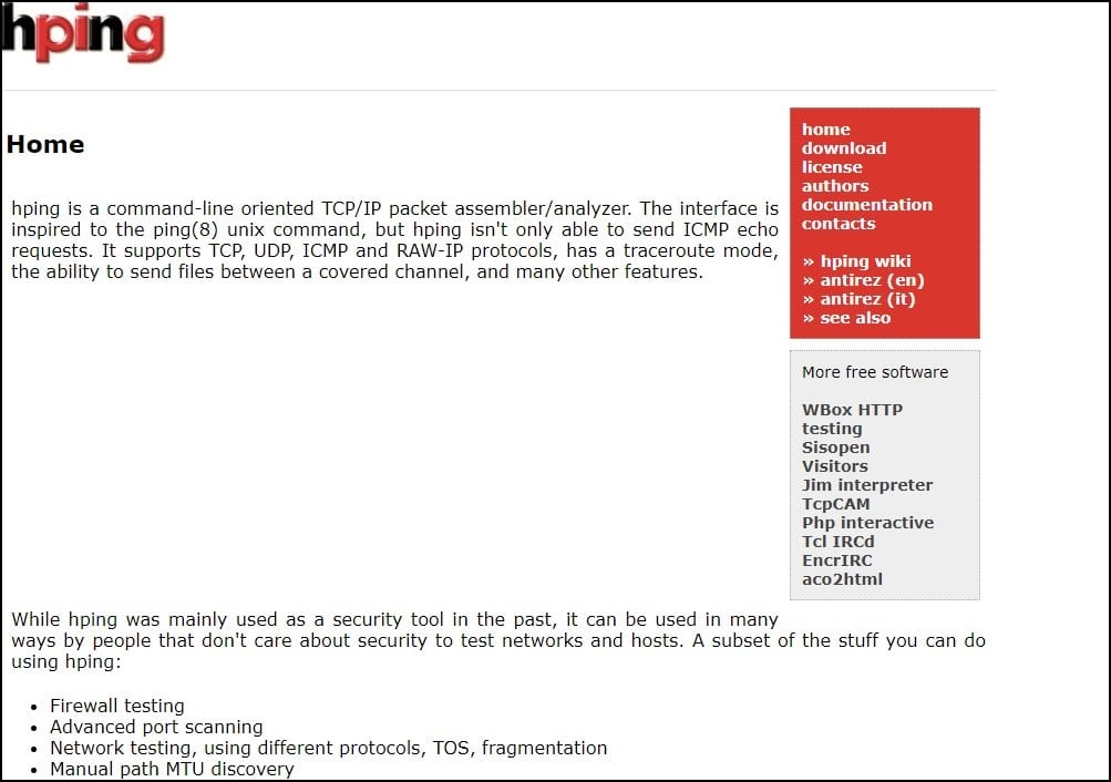 Hping overview