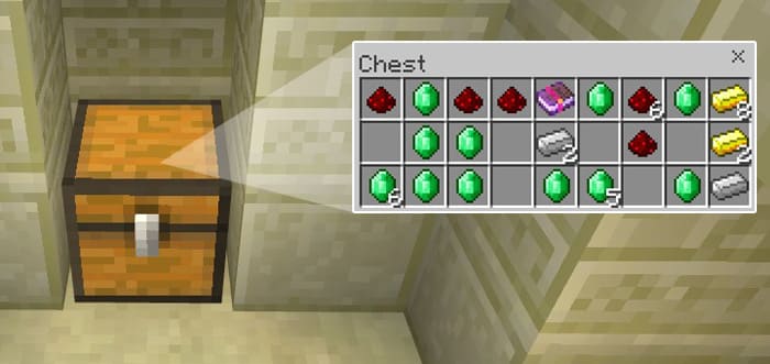 Looting Chests minecraft