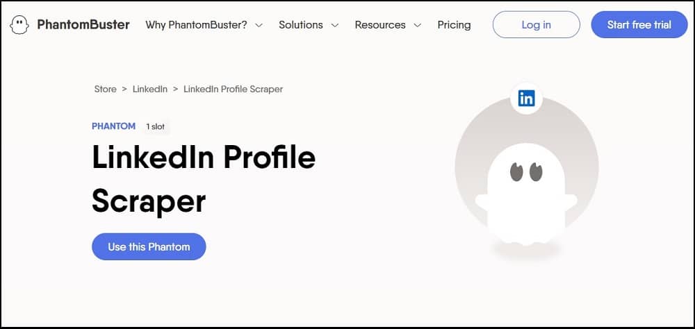 Phantombuster for Linkedin