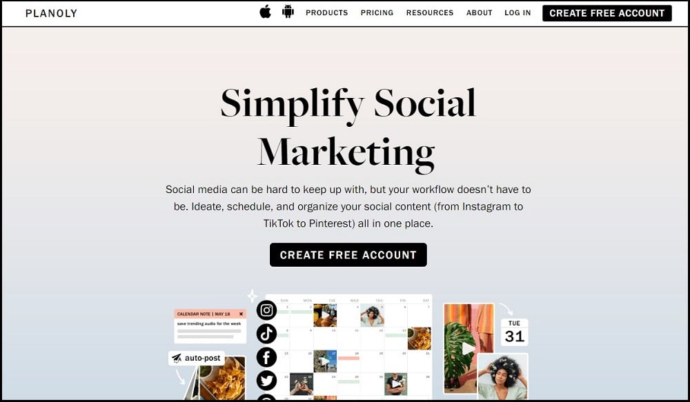 Planoly for Free Instagram Scheduler