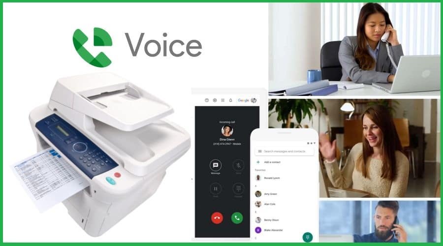 Send Fax from Google Voice
