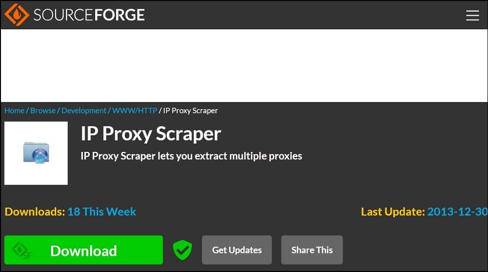 IP Proxy Scraper overview