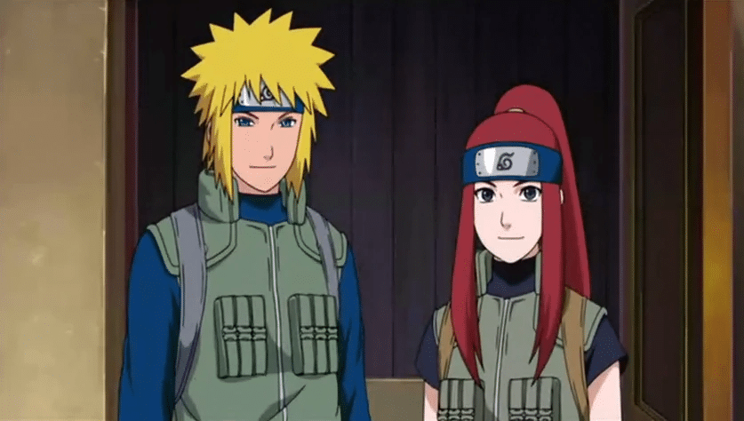 Minato Namikaze and Kushina Uzumaki