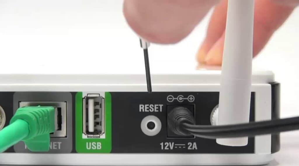 soft reset your router