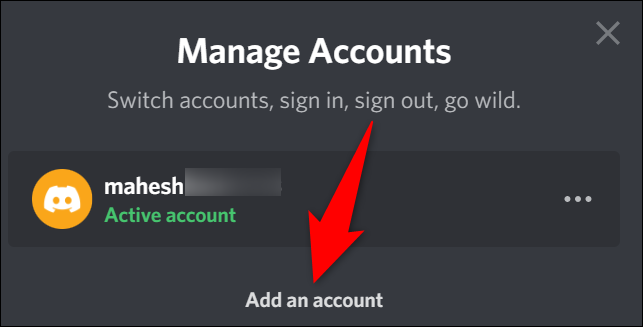 Add an Account