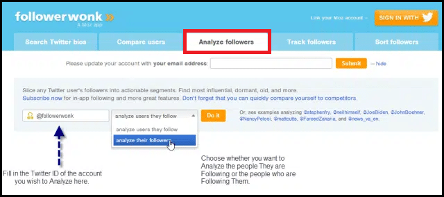 Analyze Followers