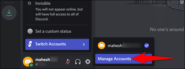 Manage Accounts