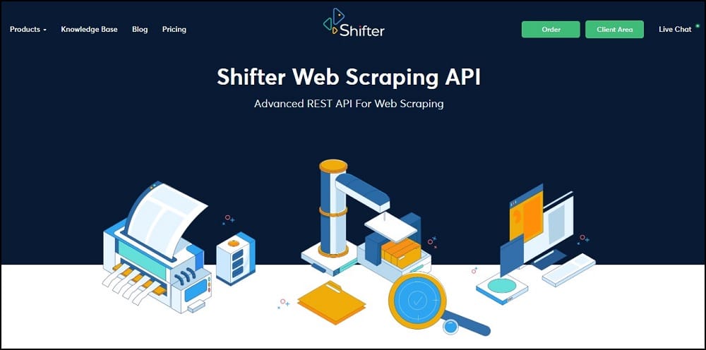 Shifter Web Scraping API overview