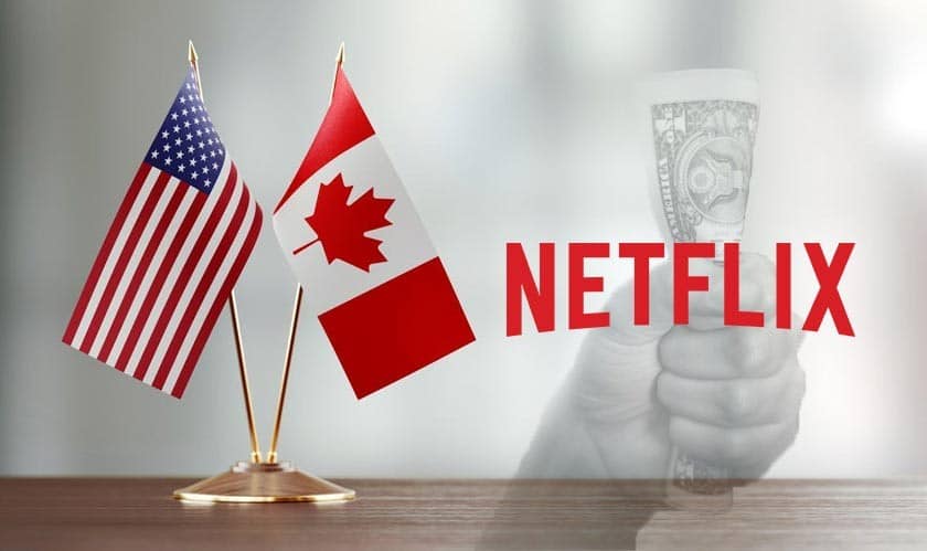 The US and Canada are one of the largest contributors to Netflix