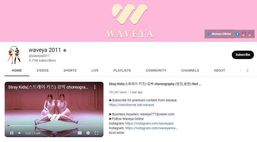 Waveya2011 korean YouTubers