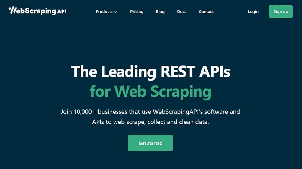 WebScrapingAPI overview