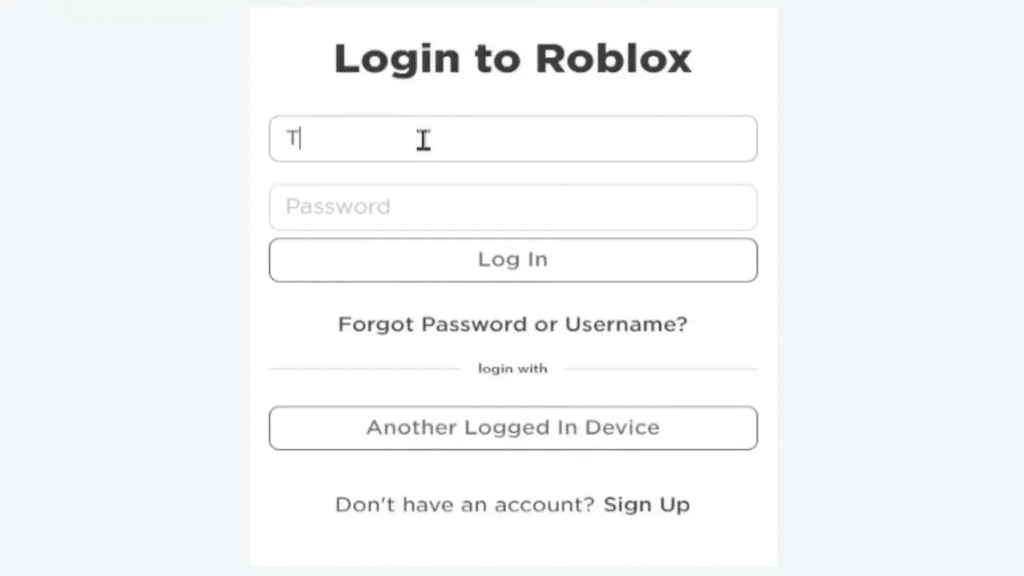 Roblox account, press Add and the Log Out