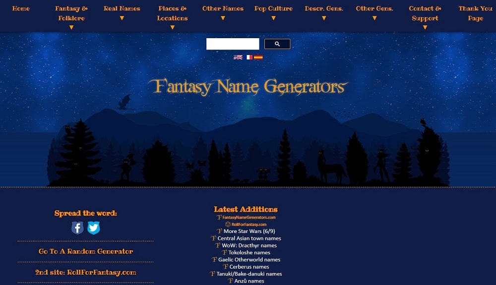 Fantasynamegenerators OnlyFans Name Generator