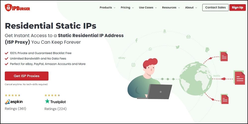 IPBurger for Residential Static IPs