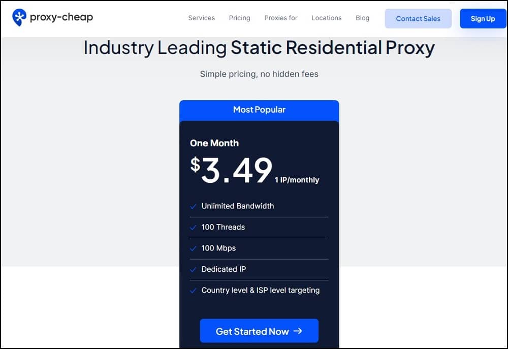 Proxy-Cheap for Static Residential Proxy