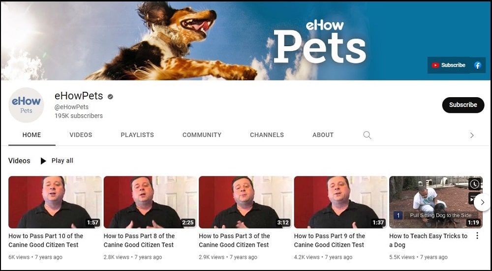 eHowPets Dog Youtubers