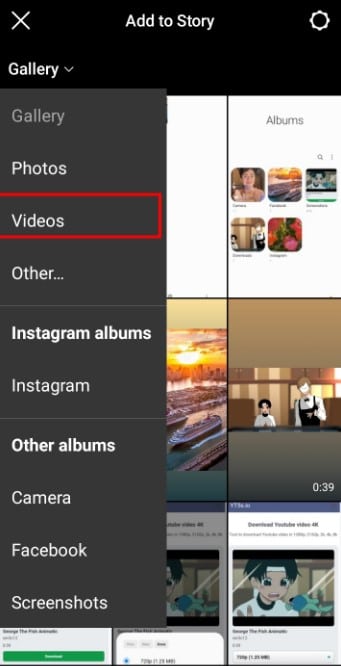 Add Photo Video button